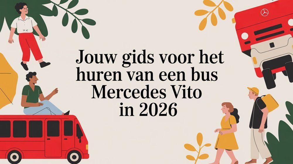 Jouw gids voor het huren van een bus Mercedes Vito in 2026