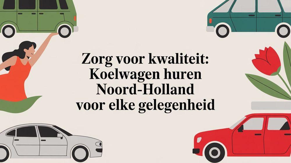 Zorg voor kwaliteit: koelwagen huren noord-holland voor elke gelegenheid