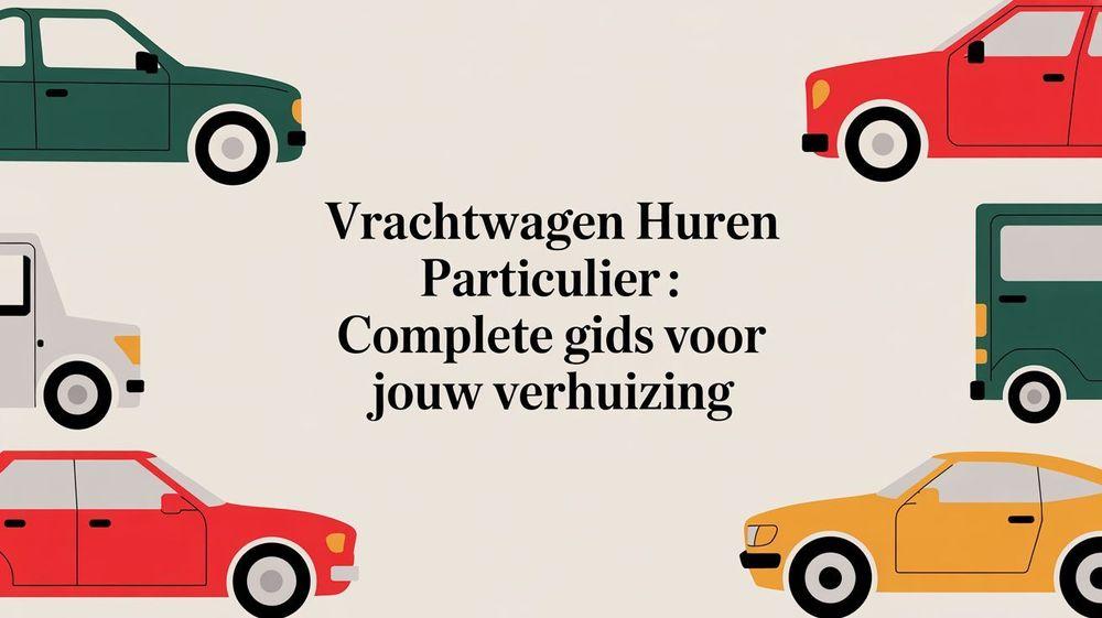 Vrachtwagen huren particulier: complete gids voor jouw verhuizing