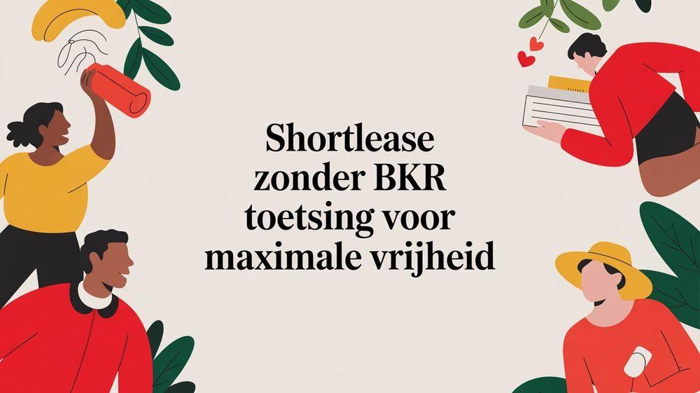 Shortlease zonder BKR toetsing voor maximale vrijheid