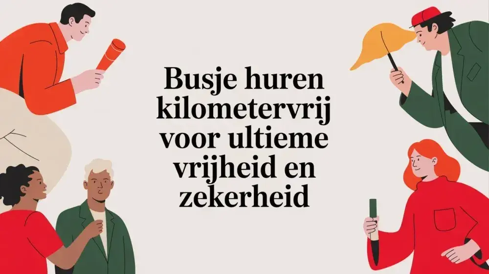 Busje huren kilometervrij voor ultieme vrijheid en zekerheid